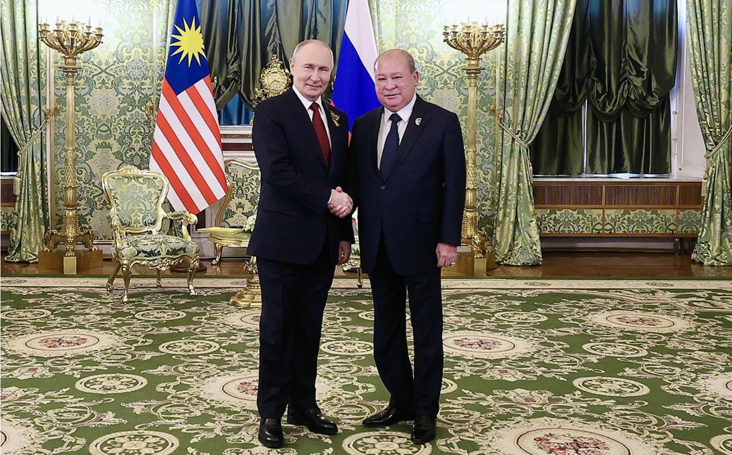 Sultan Ibrahim Hails Strong Malaysia-Russia Ties