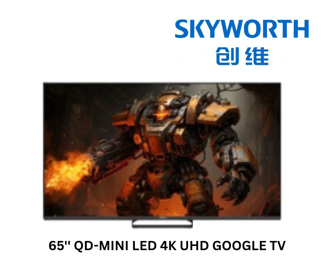 SKYWORTH 65SUE9800 65�� QD Mini LED Google Smart TV �C 4K UHD | 144Hz Gaming TV | Dolby Vision Atmos |