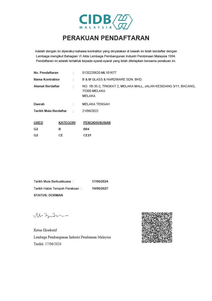 Certificates