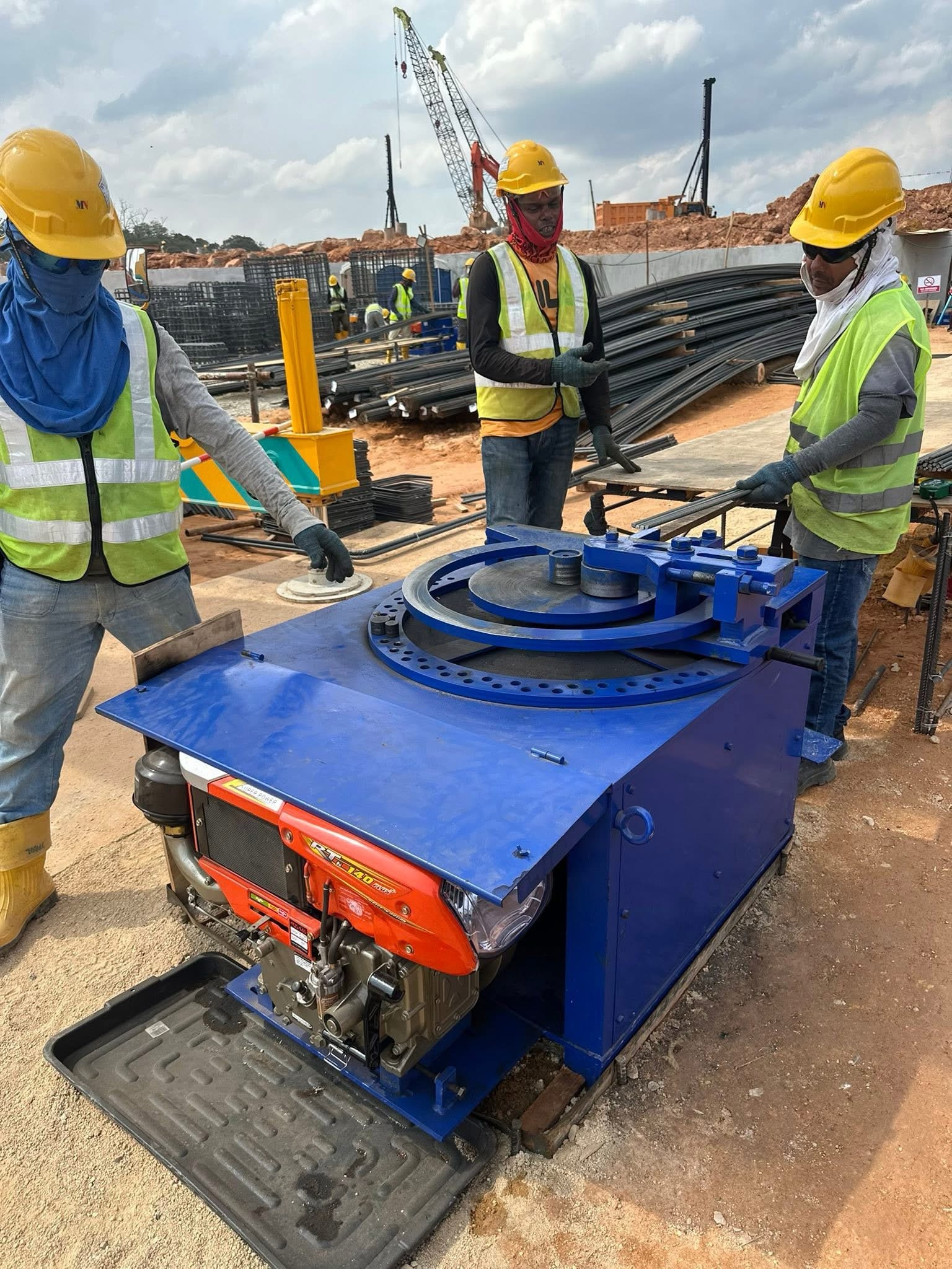 Delivering 65mm Bar Bender To Cut A Maximum 50mm Rebar  