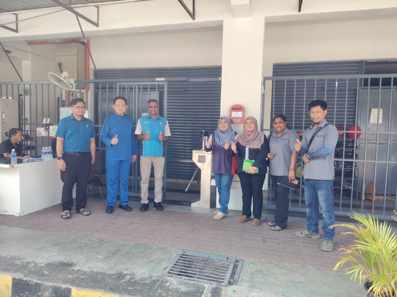 2026 DEMONSTRATION OF TRIPOD TURNSTILE INSTALLATION (CHENG EMAS)