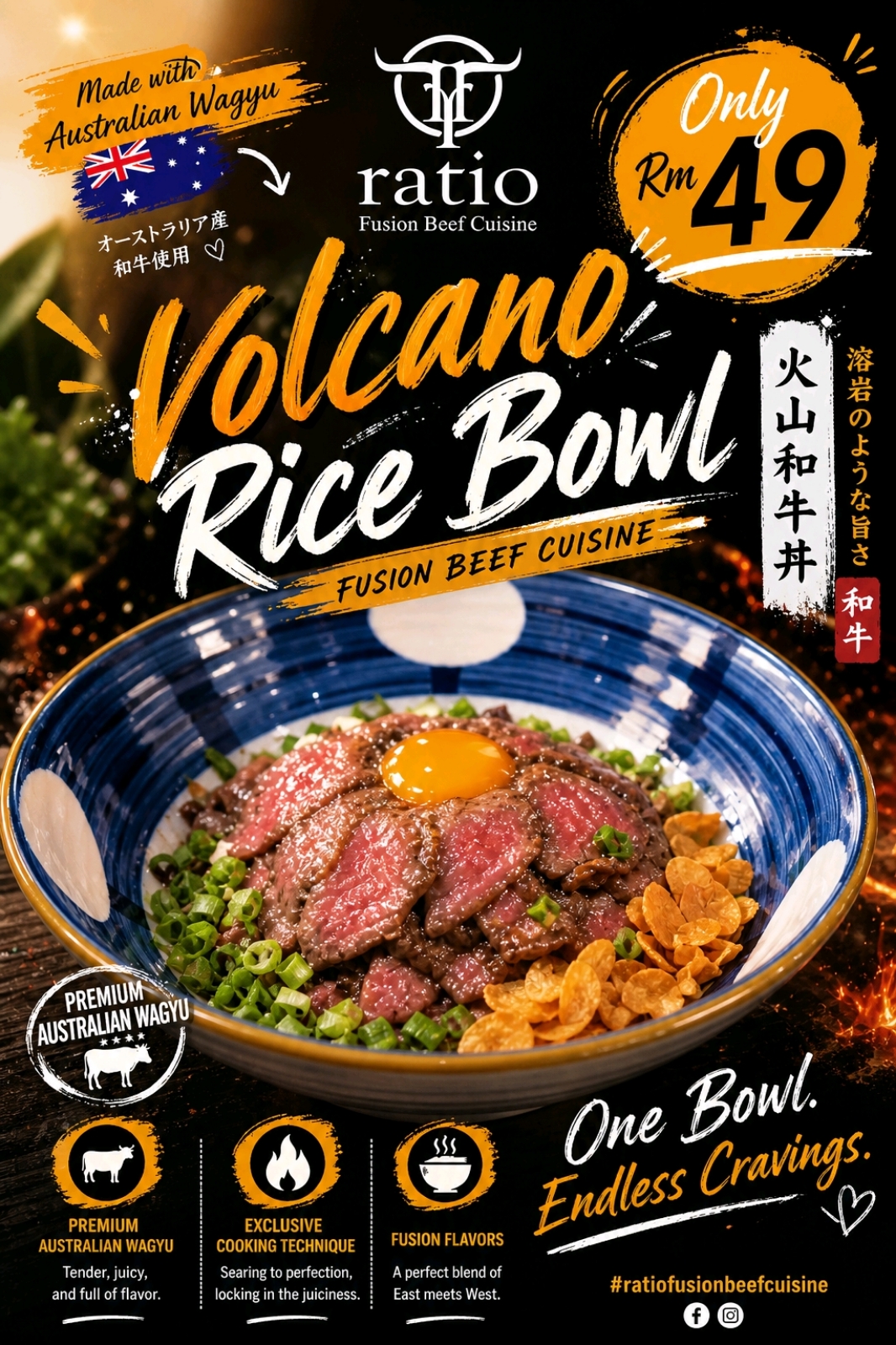 Volcano Rice Bowls 