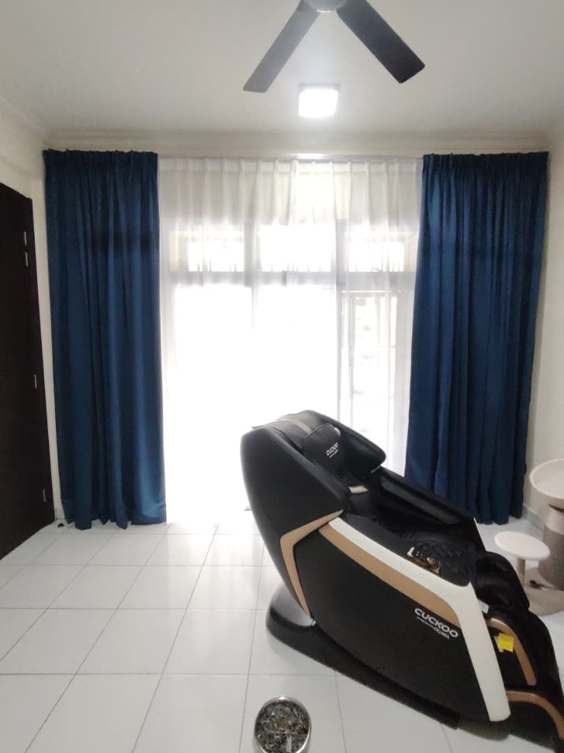 Blackout Curtain and Lace Curtain installed with railing; Jalan P14g, Presint 14, 62050 Putrajaya, Wilayah Persekutuan Putrajaya
