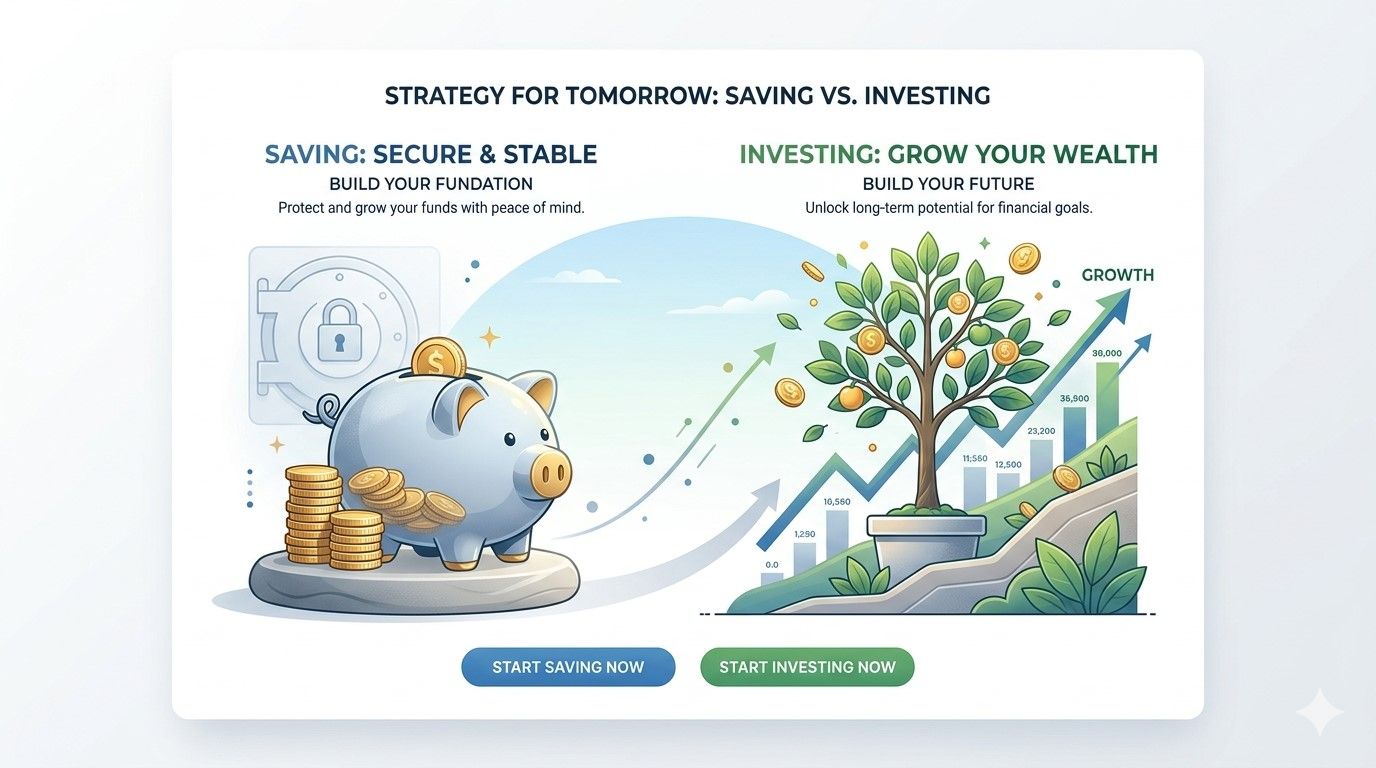 Are You Saving — or Investing for Your Future?