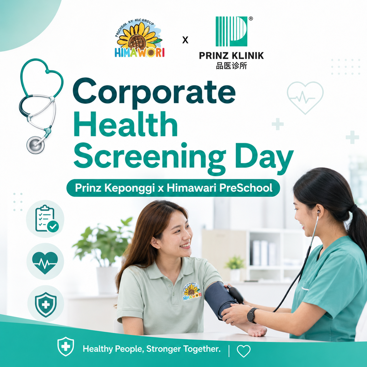 Prinz Keponggi x Himawari PreSchool | Corporate Health Screening Day