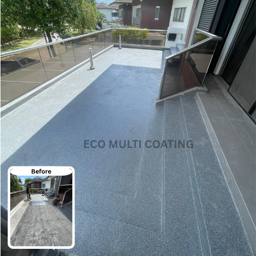 Epoxy Flake Coating for Balcony at Kajang, Selangor