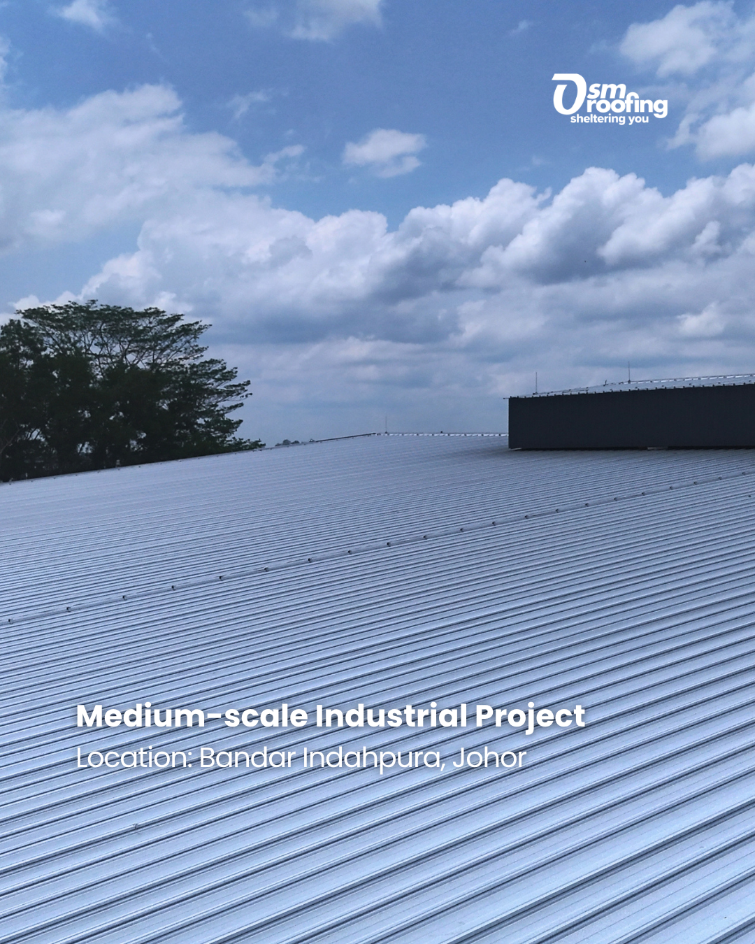 A medium-scale industrial development taking shape in Bandar Indahpura, Johor.