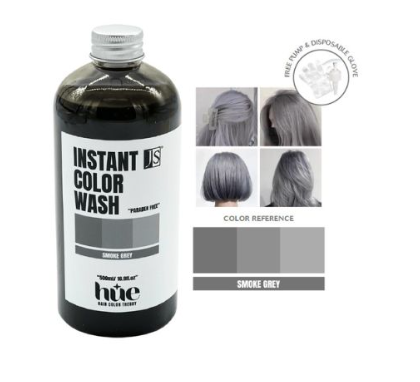 JS Hue (Smoke Gray) Instant Color Wash Shampoo 500ml