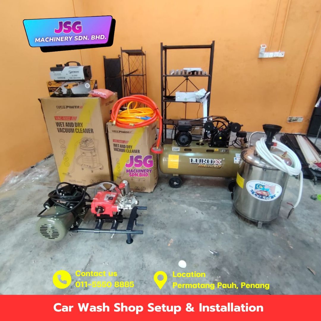 Professional Car Wash Shop Setup & Installation