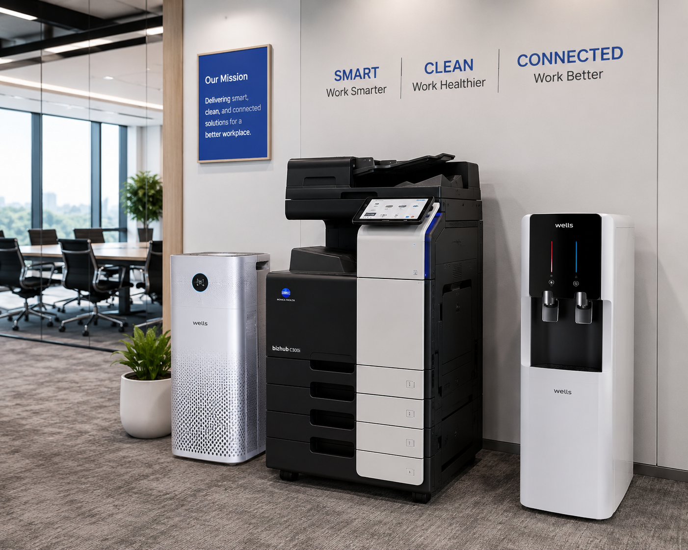 Johor Bahru One-Stop Office Solutions Provider | Copier, IWB, Air & Water Purifier | Blue Solutions JB