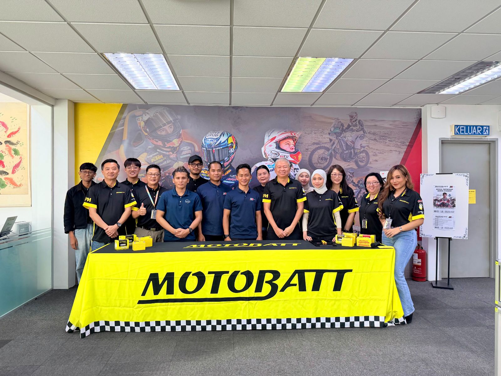 Official Partnership Signing Ceremony (ZK Racing x Motobatt) for Hakim Danish & MotoMini Malaysia Sponsorship , 30th April 2026