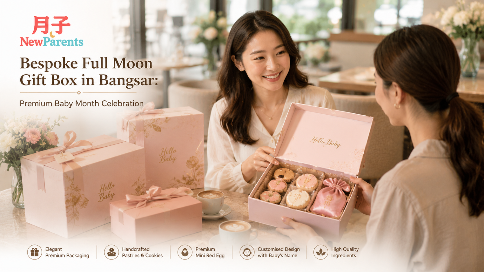 Bangsar 精致满月礼盒定制：传递喜悦，宝宝弥月送礼首选