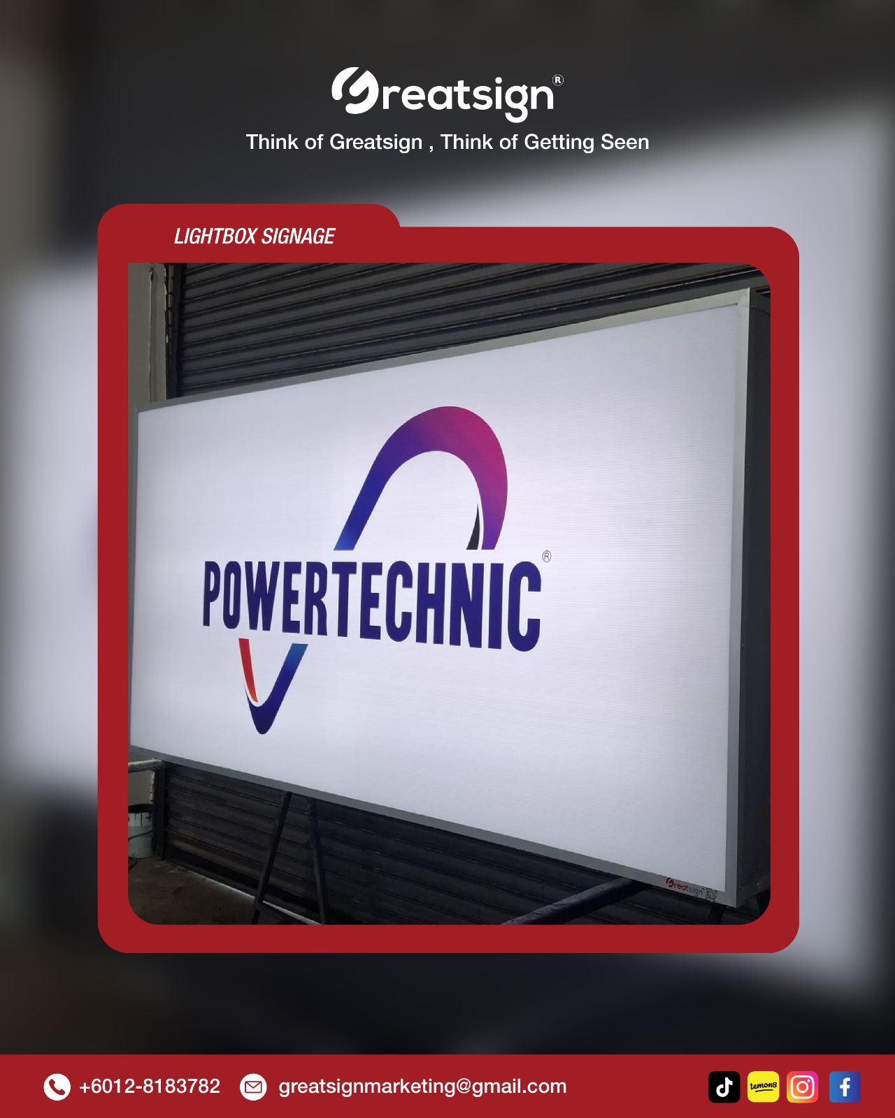 Custom Lightbox Signage Specialist ✨ | Seremban, Port Dickson & Bangi