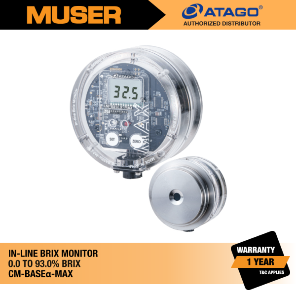 CM-BASEAlpha-MAX In-line Brix Monitor | Atago by Muser CM-BASEAlpha In-Line Refractometer Atago Kuala Lumpur (KL), Malaysia, Selangor, Sunway Velocity Supplier, Suppliers, Supply, Supplies | Muser Apac Sdn Bhd