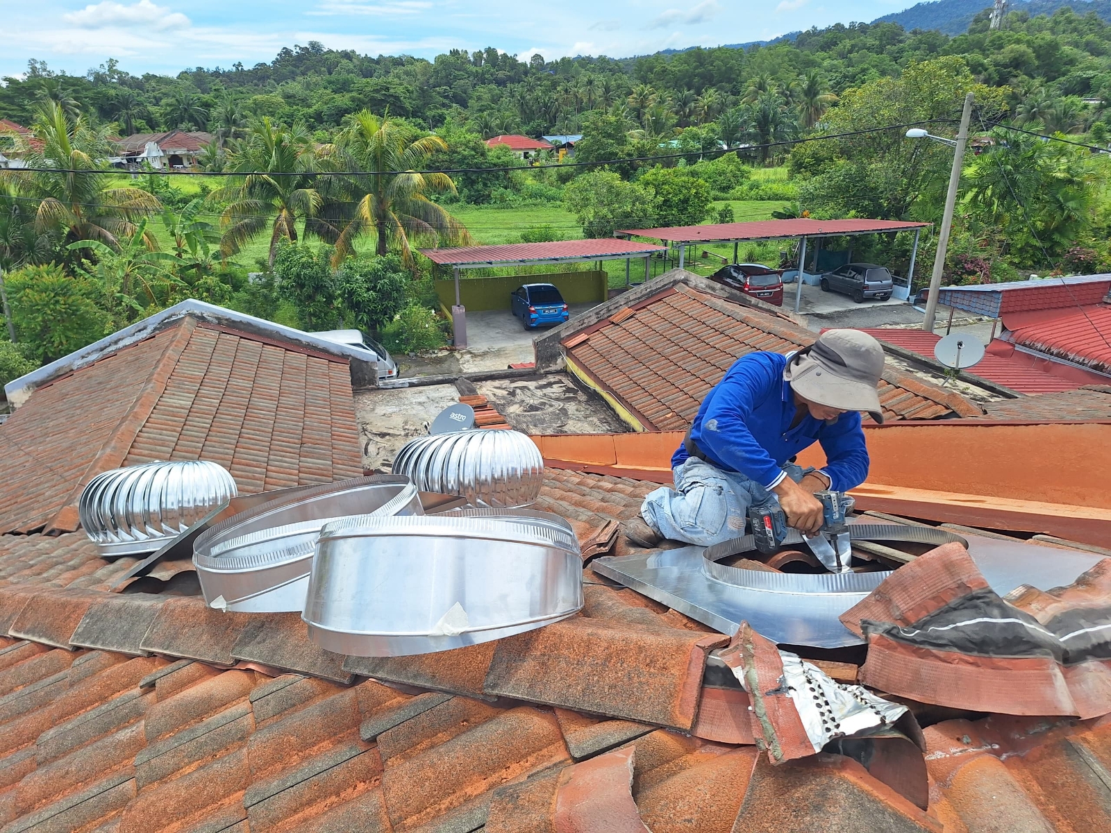 Residential Turbine Ventilator, Gopeng, Perak