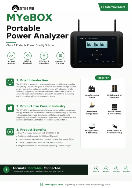 MYeBOX Portable Power Analyzer