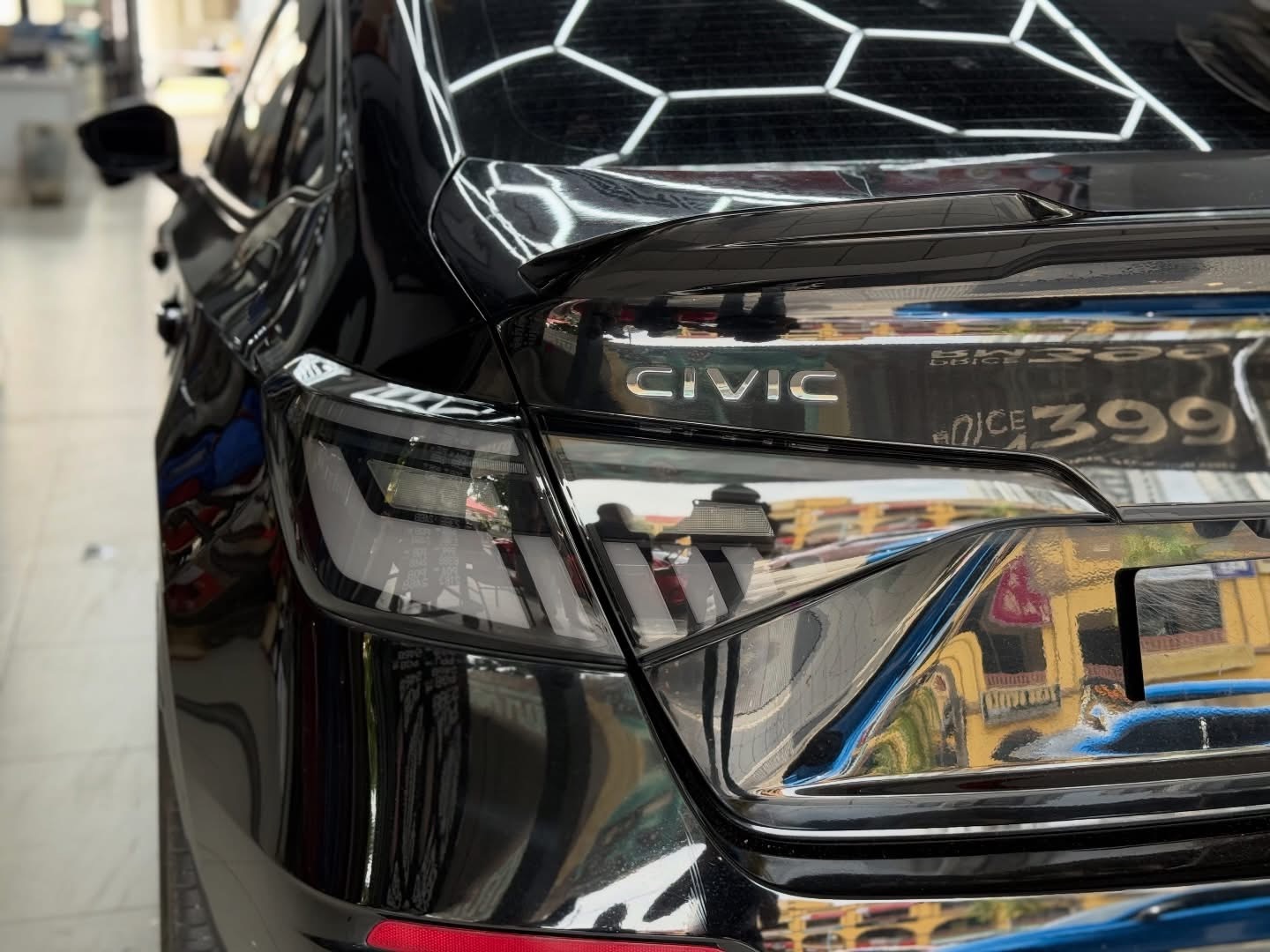 SMOKE WHITE V2 DESIGN LED TAIL LAMP