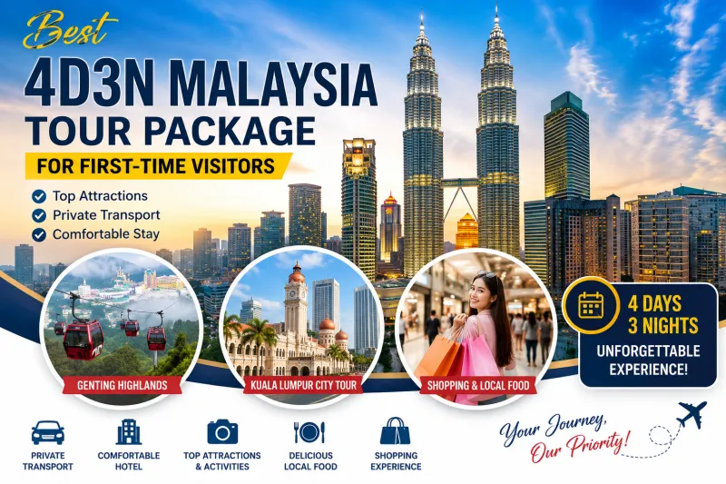 ✨ Best 4D3N Malaysia Tour Packages for First-Time Visitors