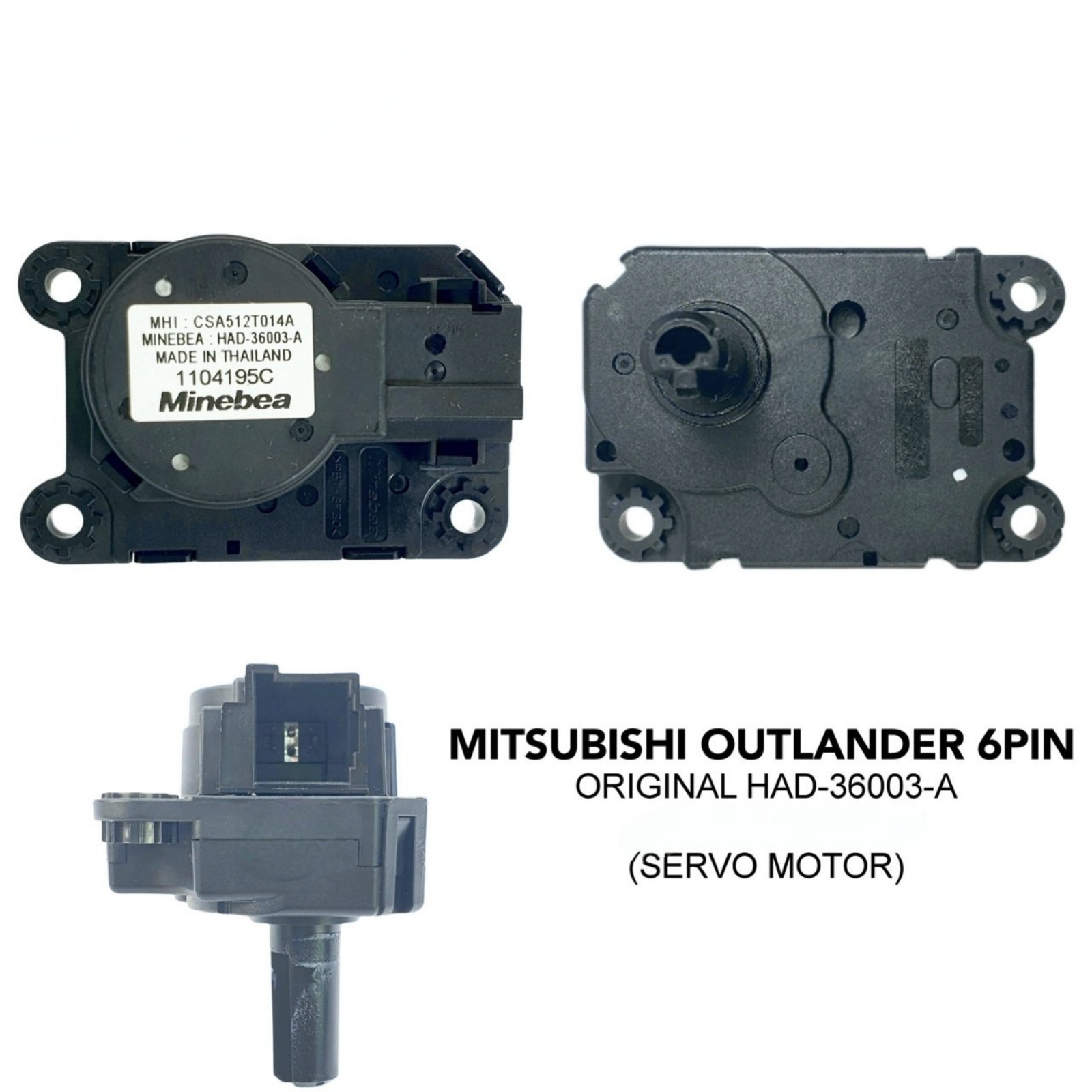 SERVOMOTOR MITSUBISHI OUTLANDER 6PIN (HAD-36003-A) ORIGINAL