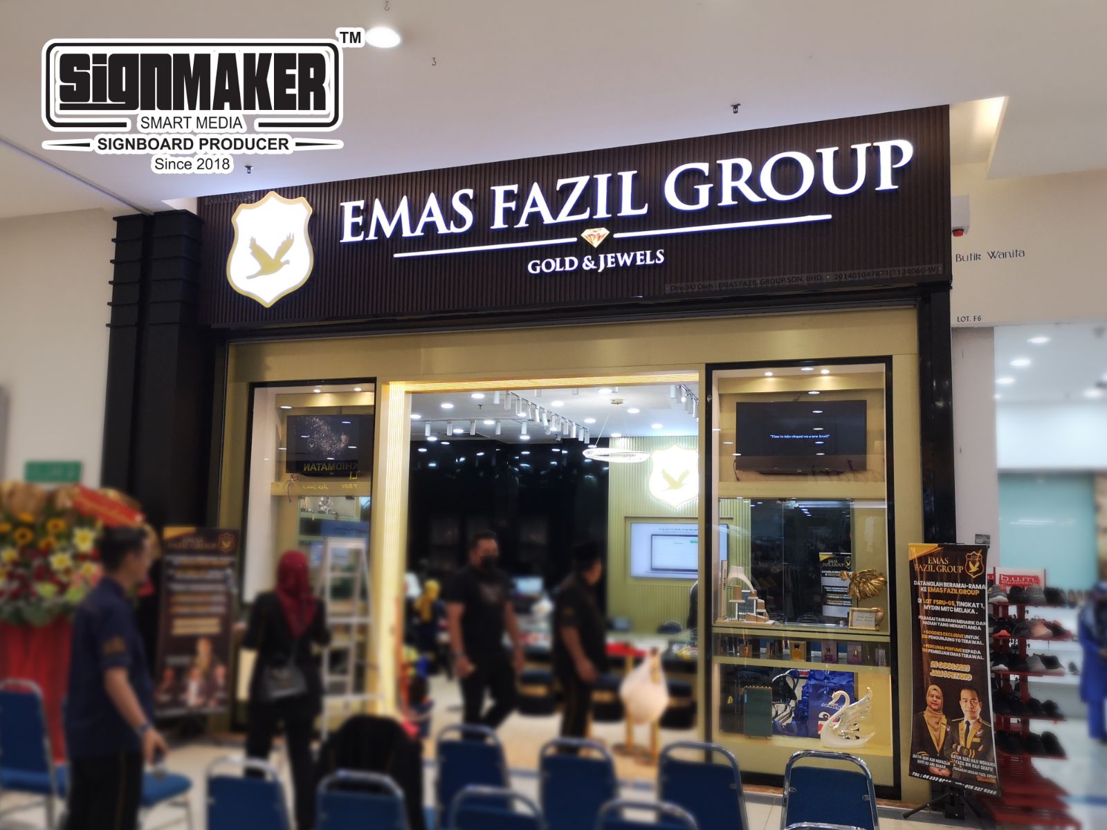 Projek Pemasangan Papan Tanda EMAS FAZIL GROUP