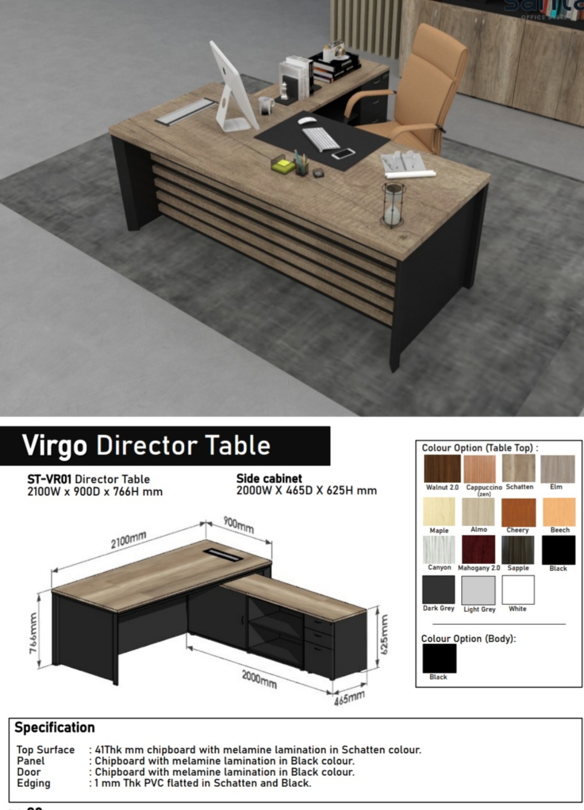 Virgo director table