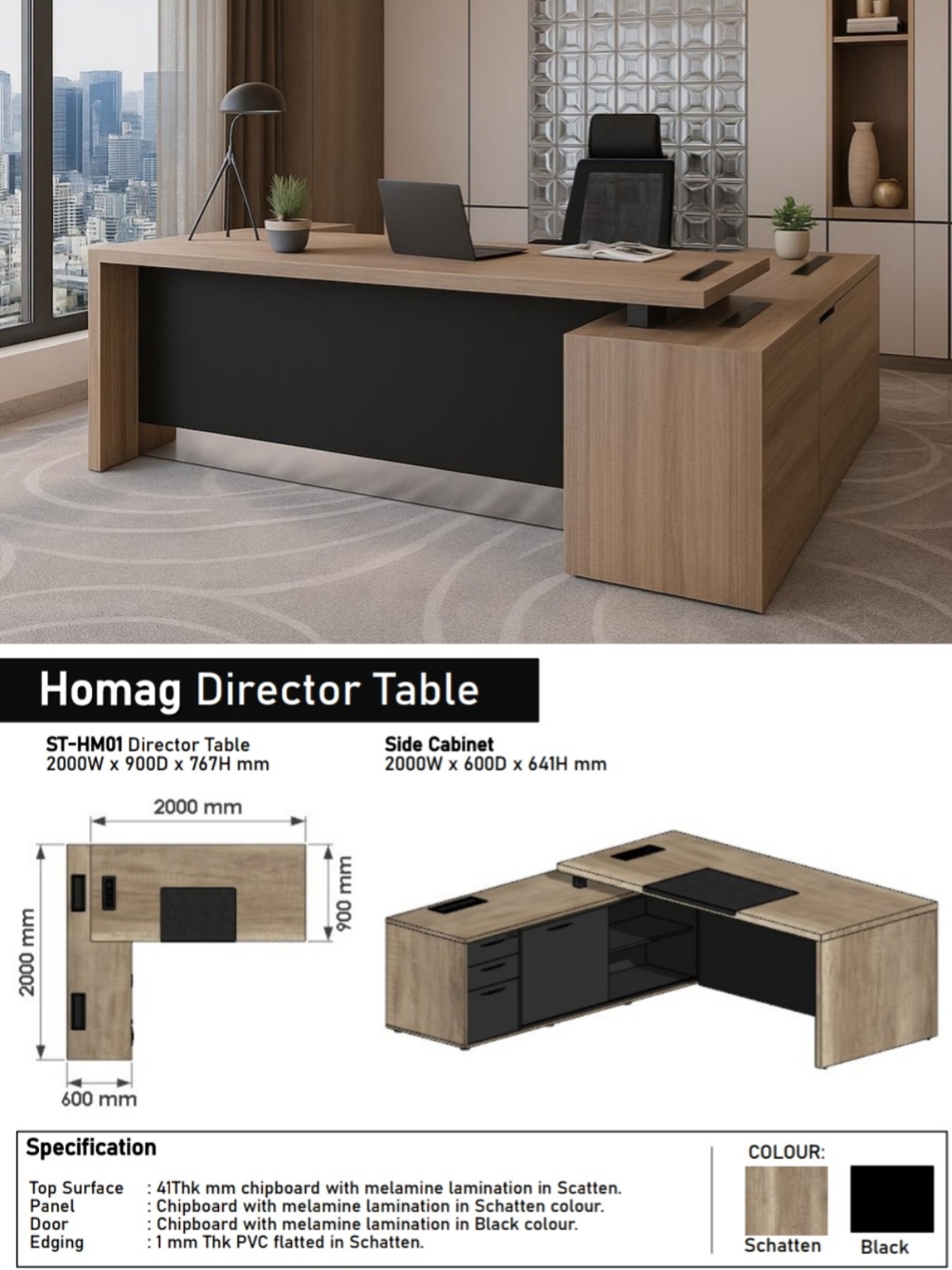 Homaq director table