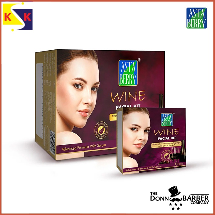 ASTA BERRY Wine Facial Kit | 6 Steps (432g)