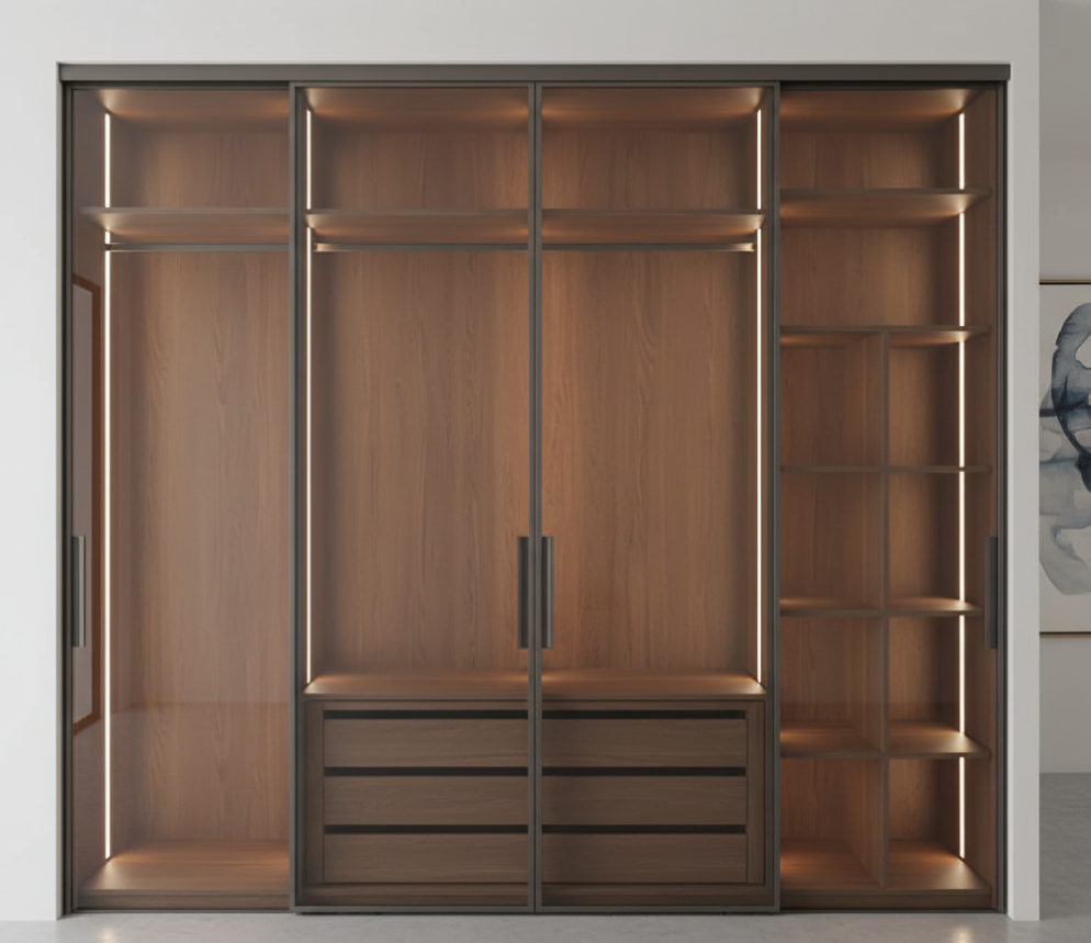 Modern Wardrobe Online Malaysia with Free Assembly | Domnics Business