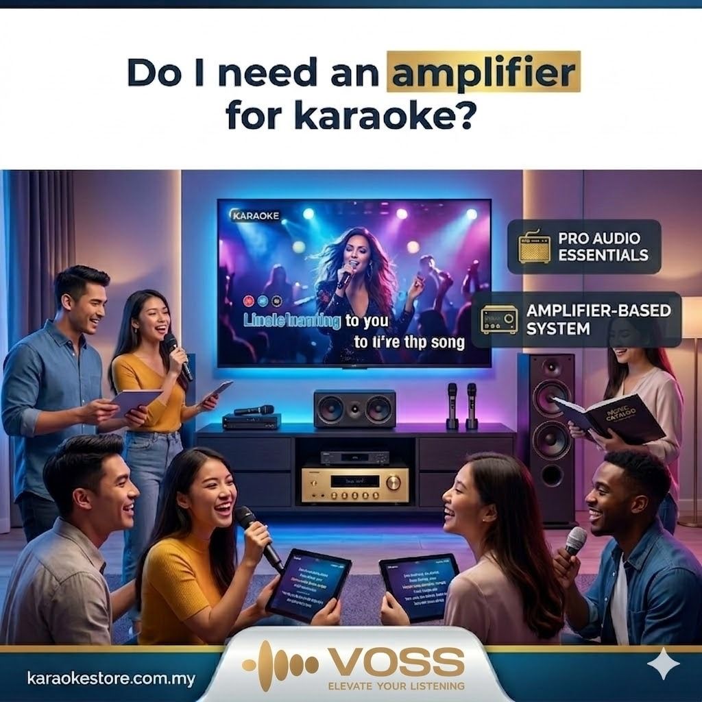 Do I need an amplifier for karaoke?