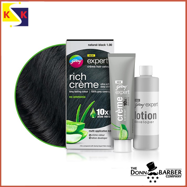 Godrej Expert Rich Crème Hair Colour for Women & Men –(Natural Black / Natural Brown / Dark Brown) (50ml + 50g)