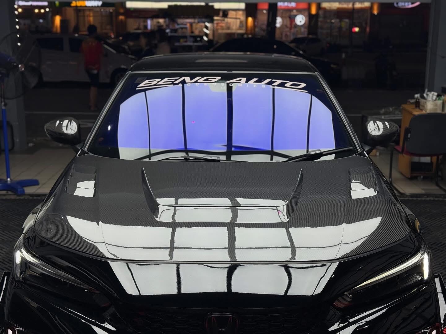 JS RACING DESIGN CARBON FRONT BONNET