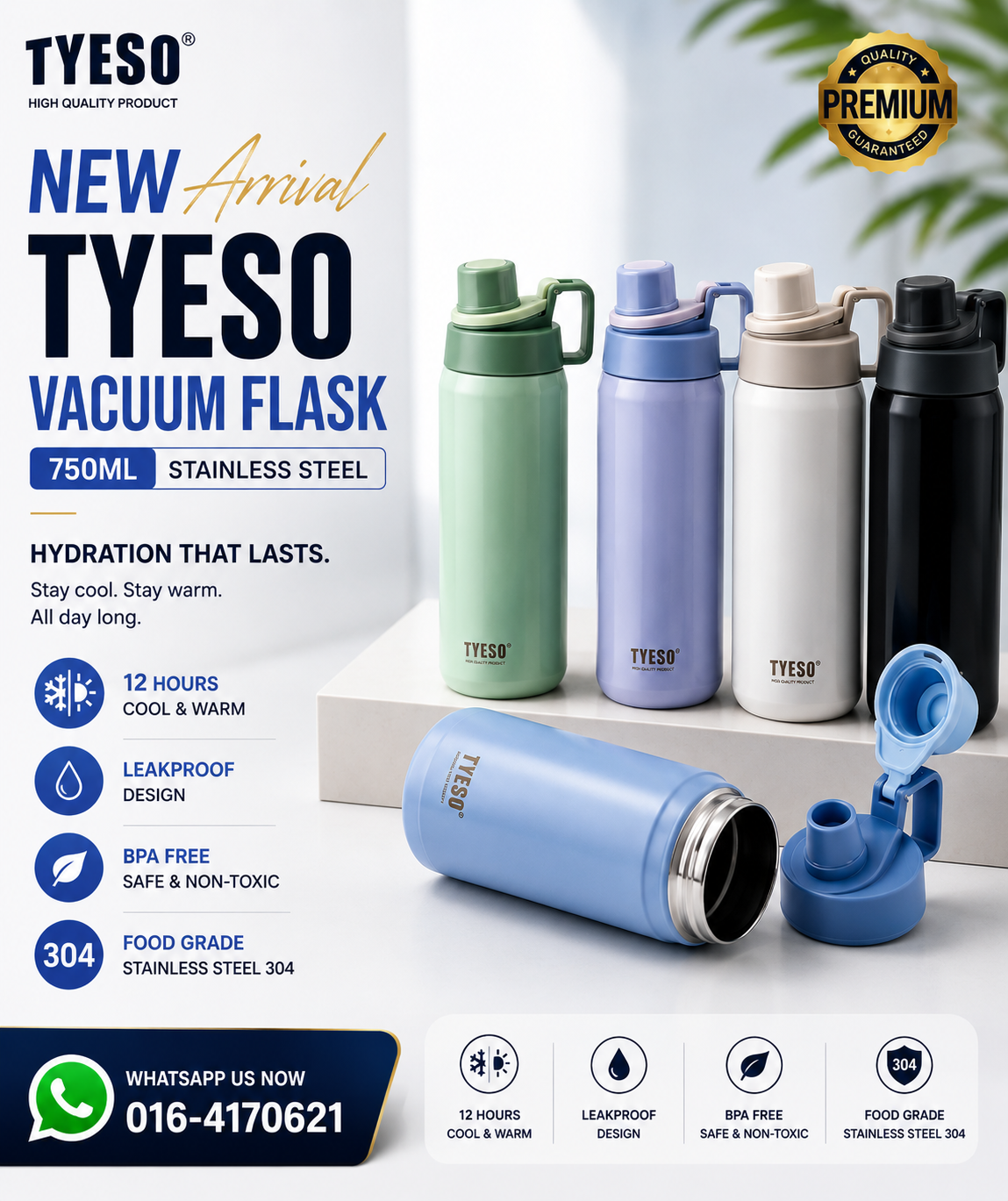 NEW ARRIVAL – TYESO VACUUM FLASK