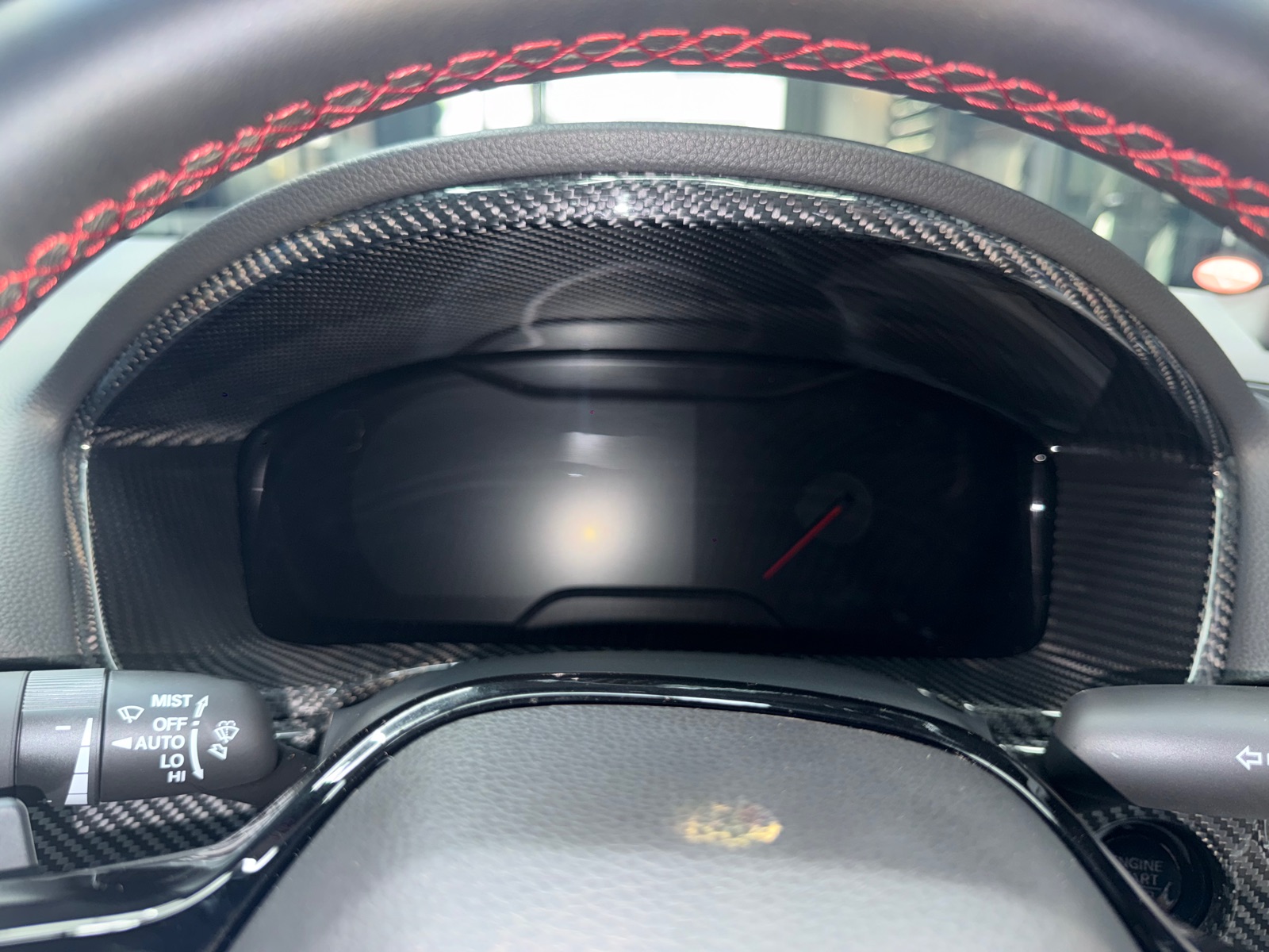 DRY CARBON CLUSTER METER COVER