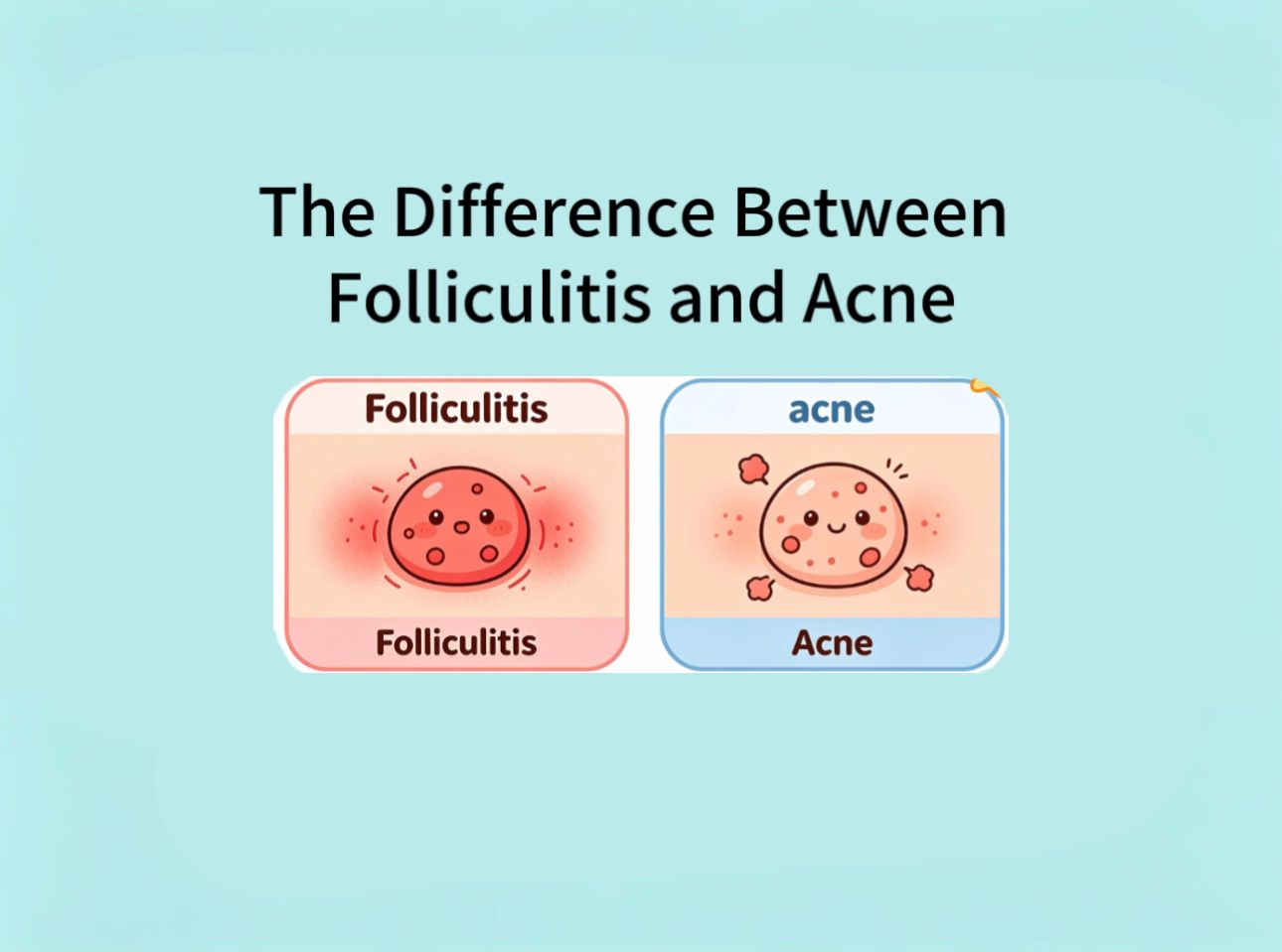 The Difference Between Folliculitis and Acne