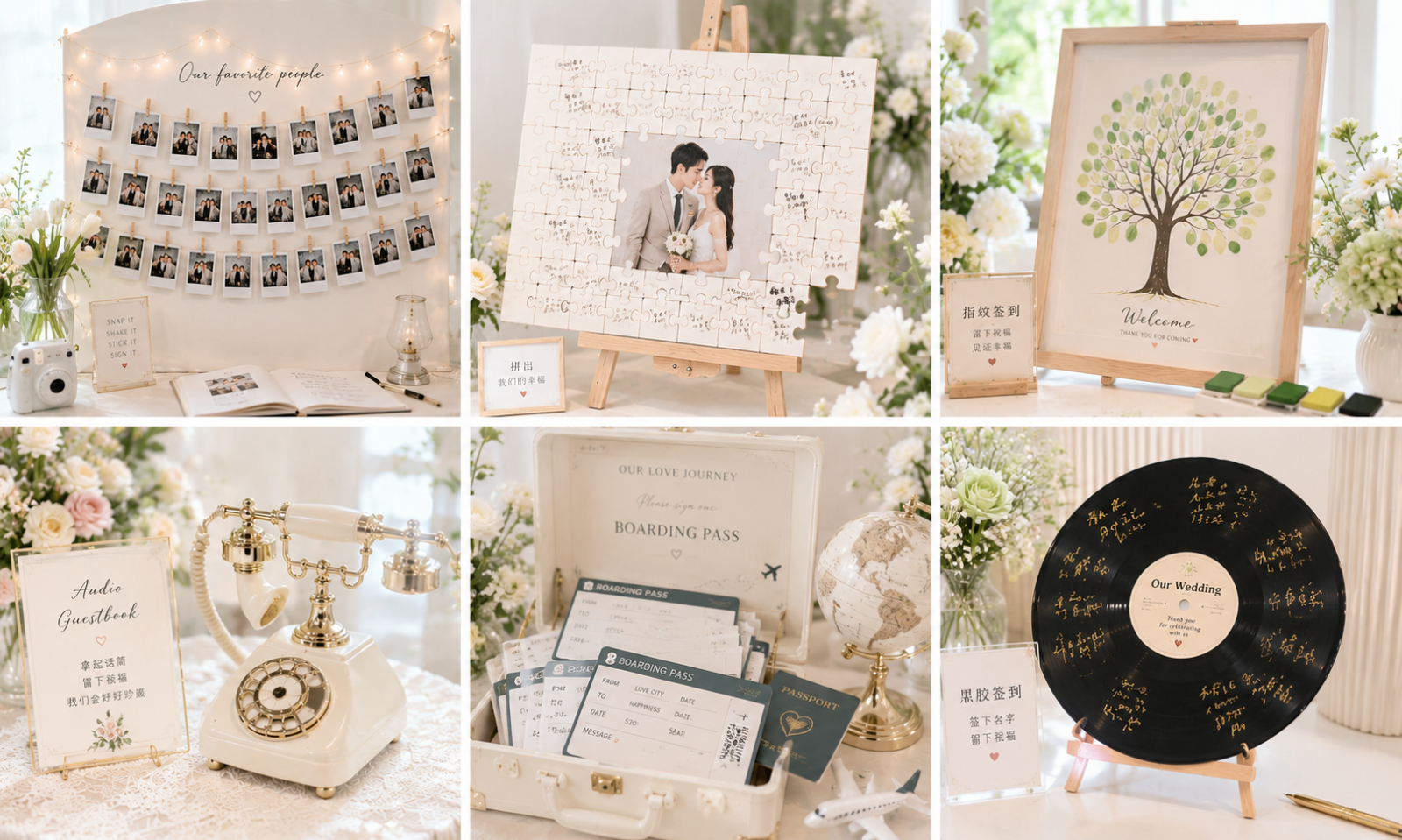 6 Creative Wedding Guestbook Ideas Your Guests Will Love