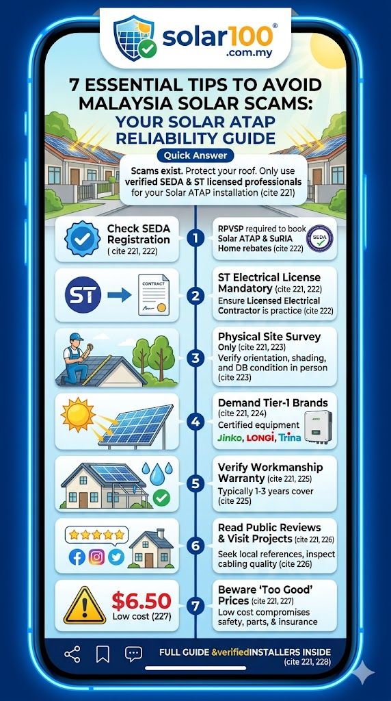 Choosing a Reliable Solar Installer: 7 Tips to Avoid Scams in Malaysia
