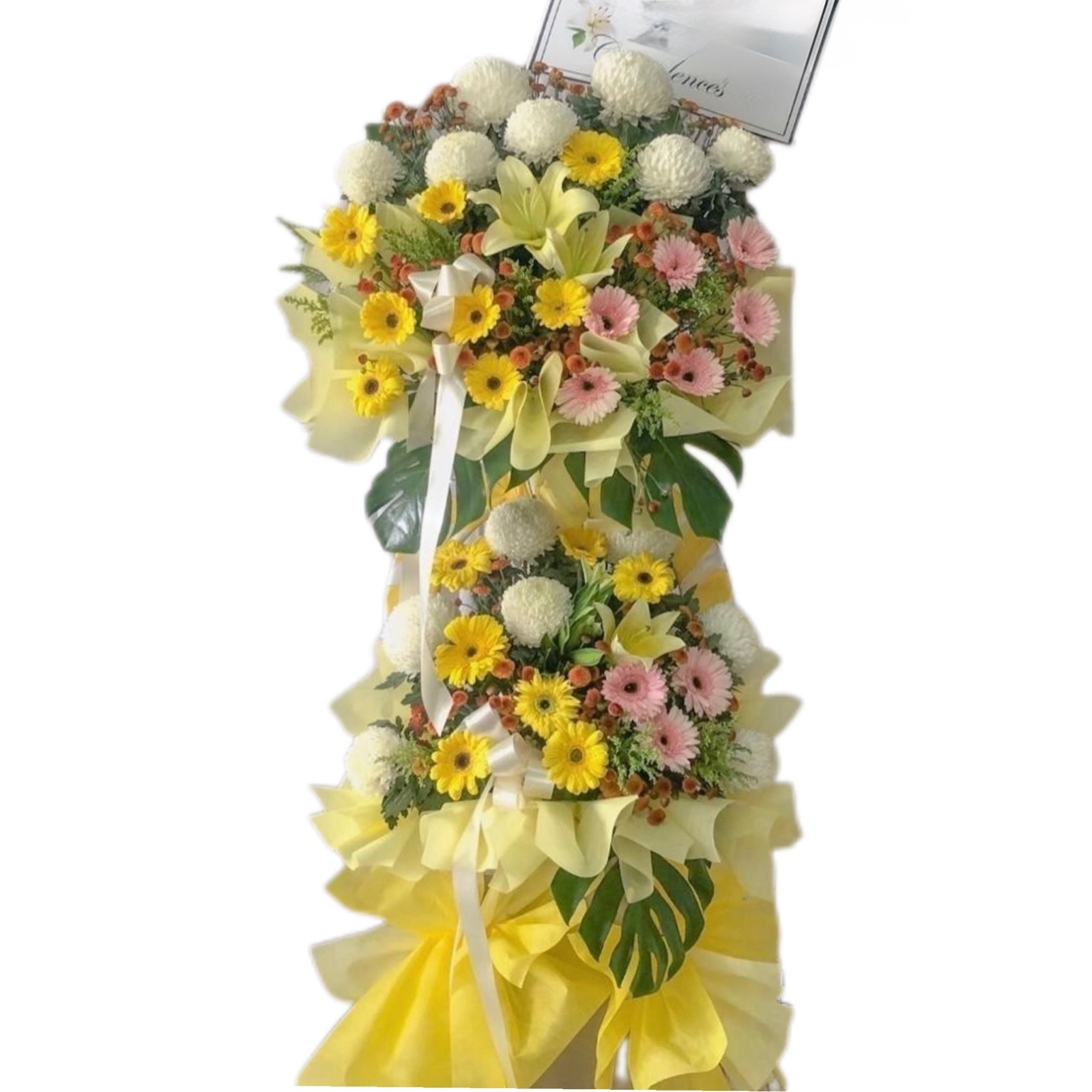 Two Tier Funeral Flower TT24