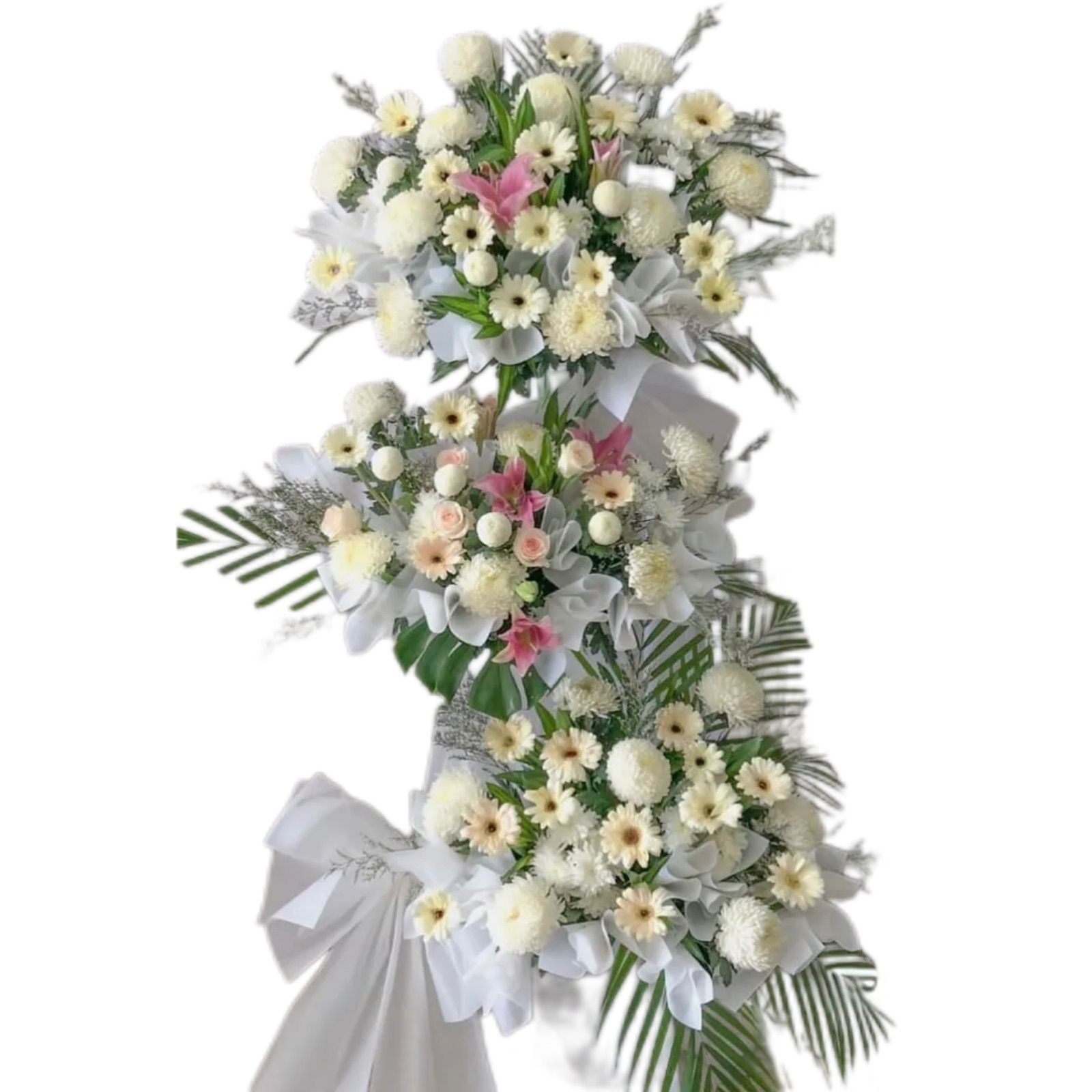Three Tier Funeral Flower TT26