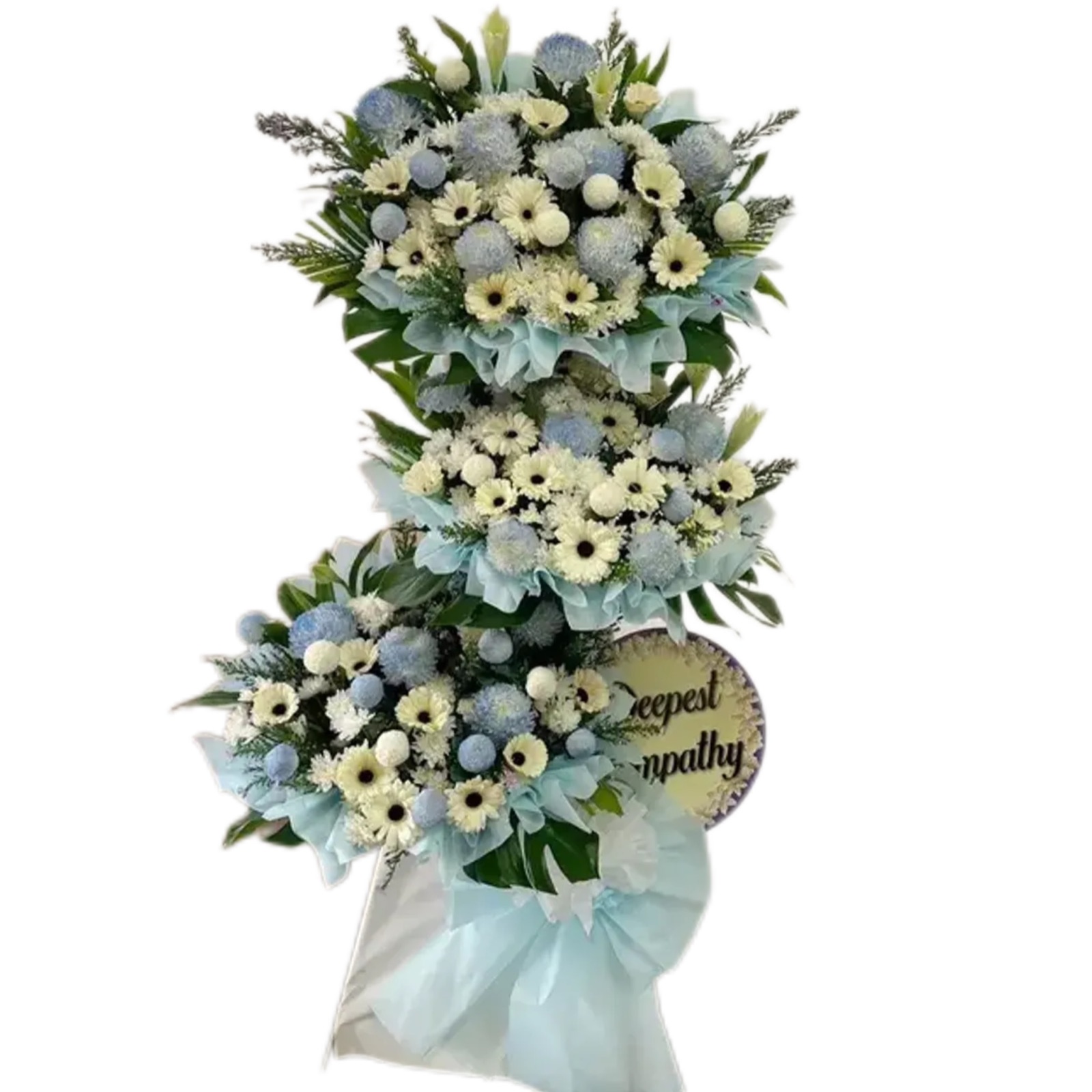 Three Tier Funeral Flower TT27