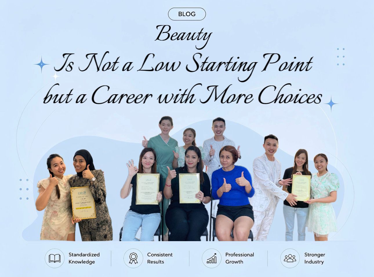 Beauty Is Not a Low Starting Point, but a Career with More Choices