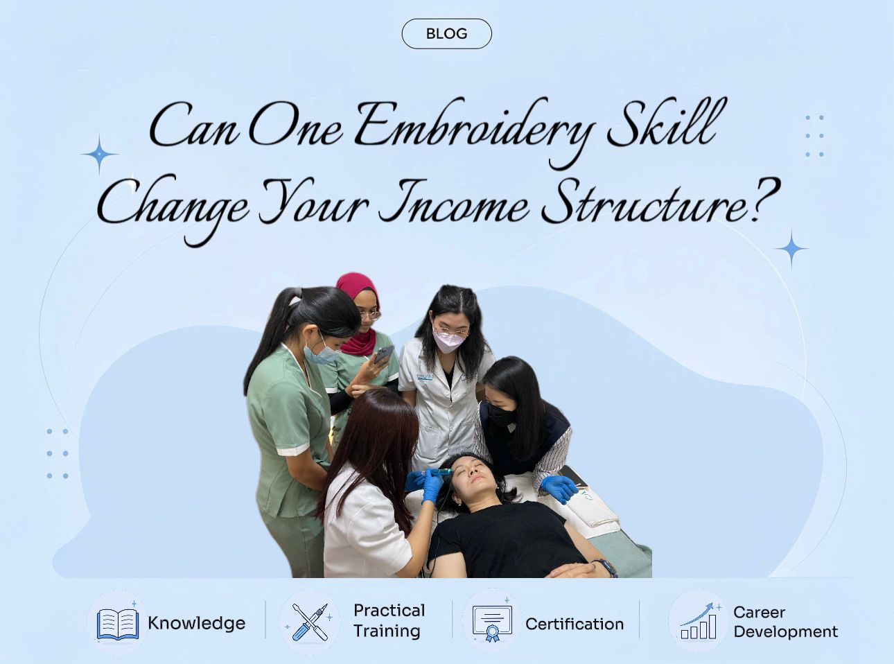 Can One Embroidery Skill Change Your Income Structure?