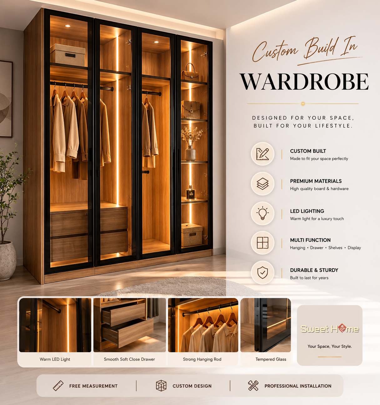 Looking For Custom Built-In Contractor? Sweet Home International is the Best in Penang
