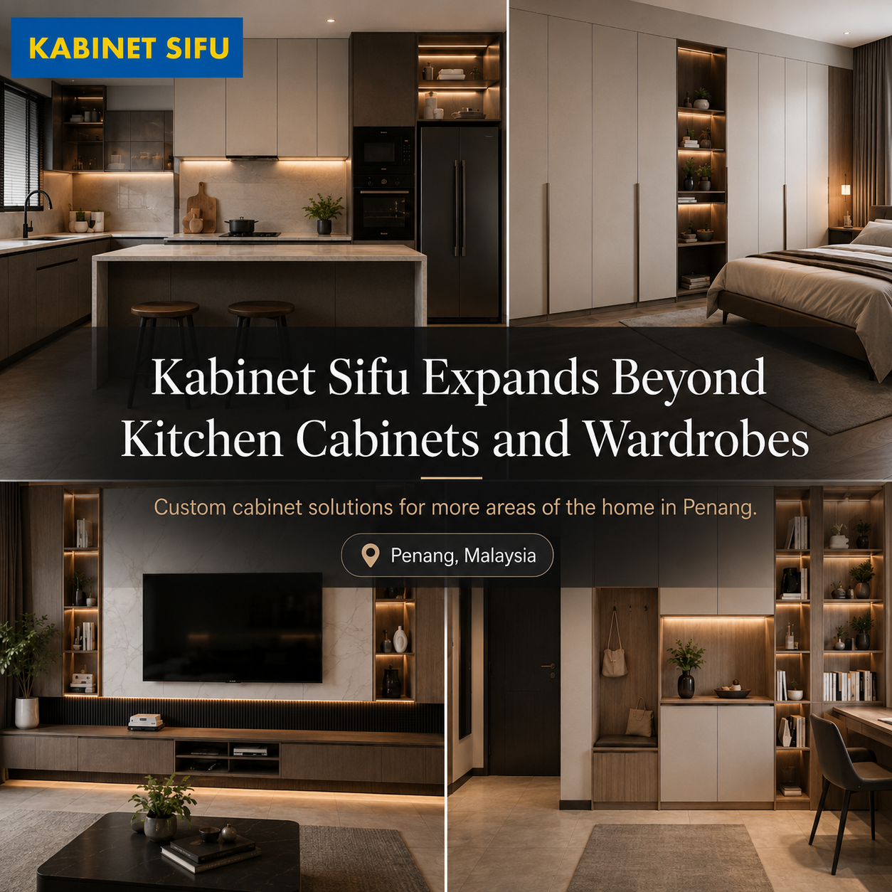 Kabinet Sifu Expands Beyond Kitchen Cabinets and Wardrobes to Serve More Penang Homeowners