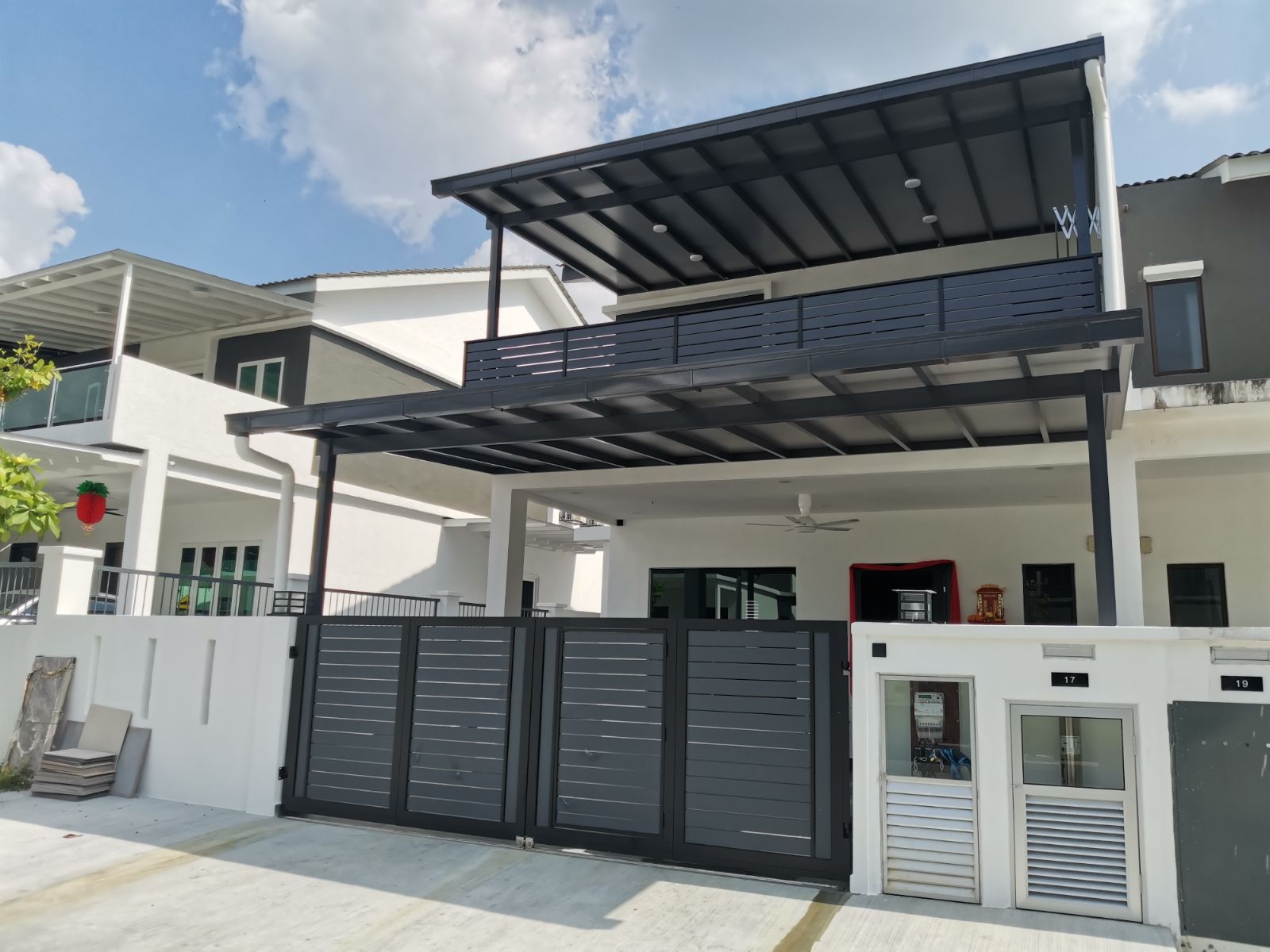 ACP Roofing Skylight Balcony Fence Stainless Steel Aluminum Auto Gate Installation Work Kepong | Malaysia  