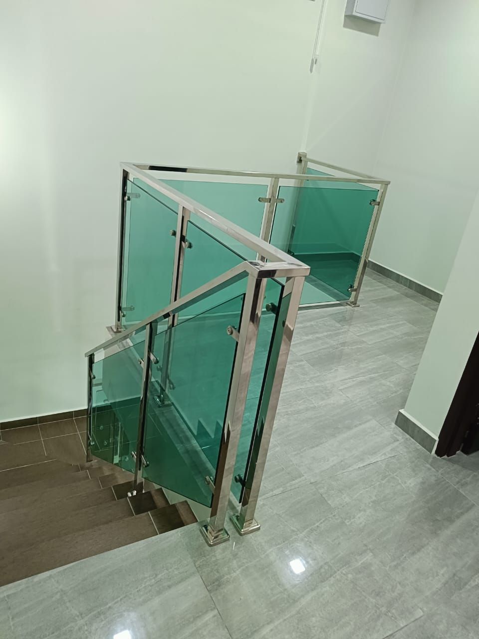 Glass Staircase Railing Tempered Glass Installation Work Puchong | Malaysia  