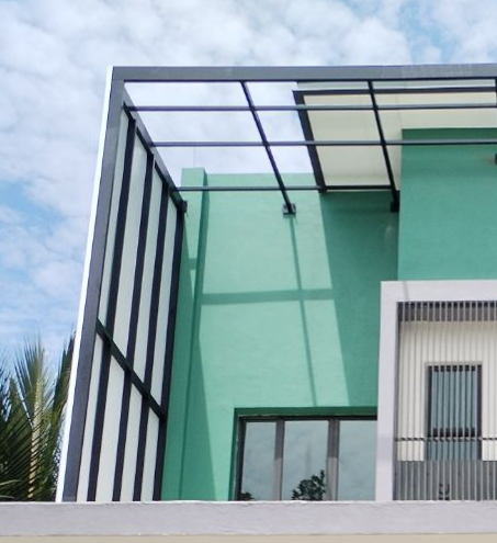 Laminated Glass Roof T-Beam Frame Installation Project Ampang | Malaysia 