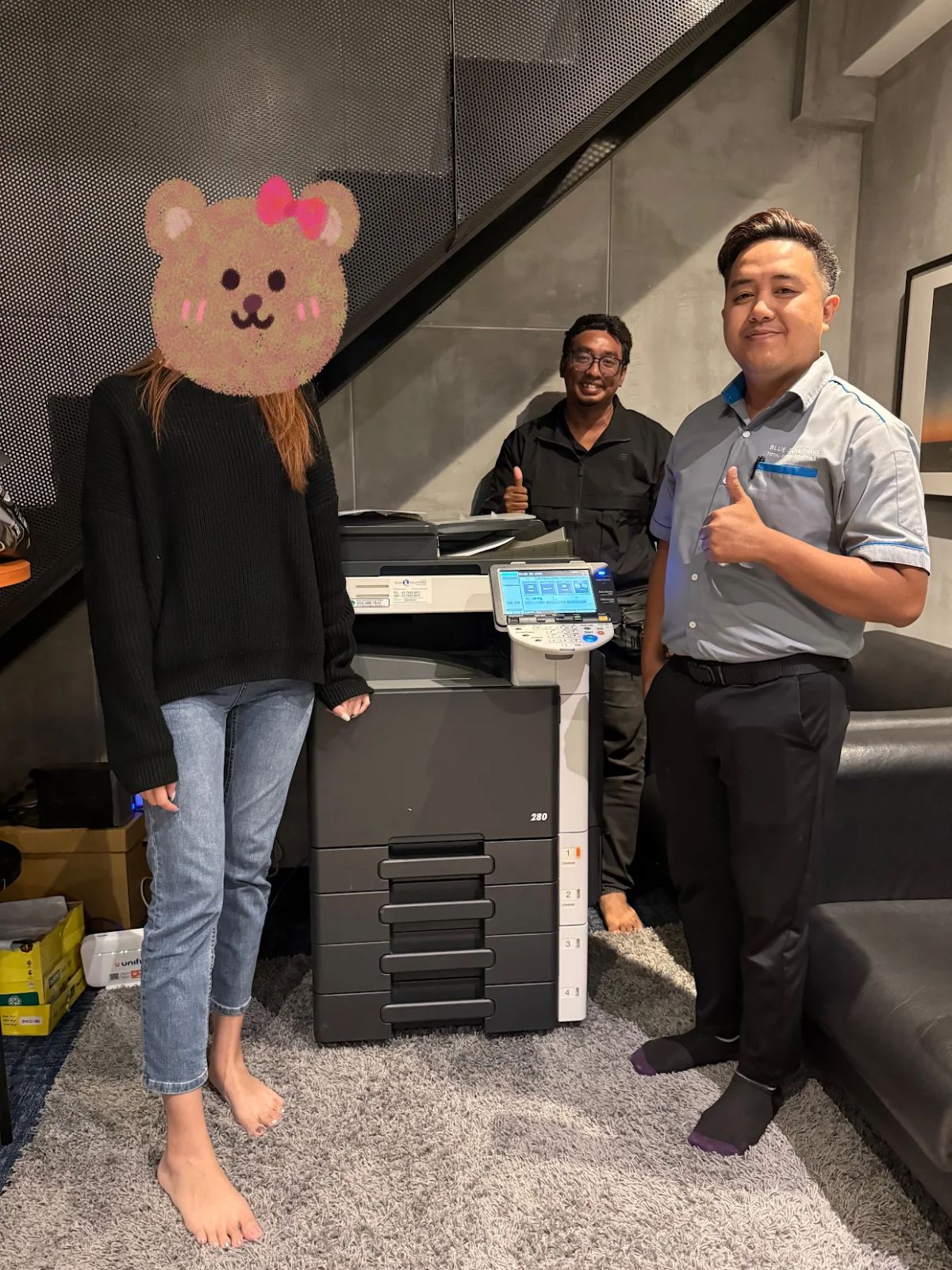 copier service and network troubleshooting at Sri Hartamas, KL