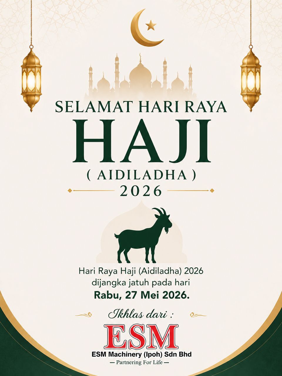 Selamat Hari Raya Aidiladha 2026