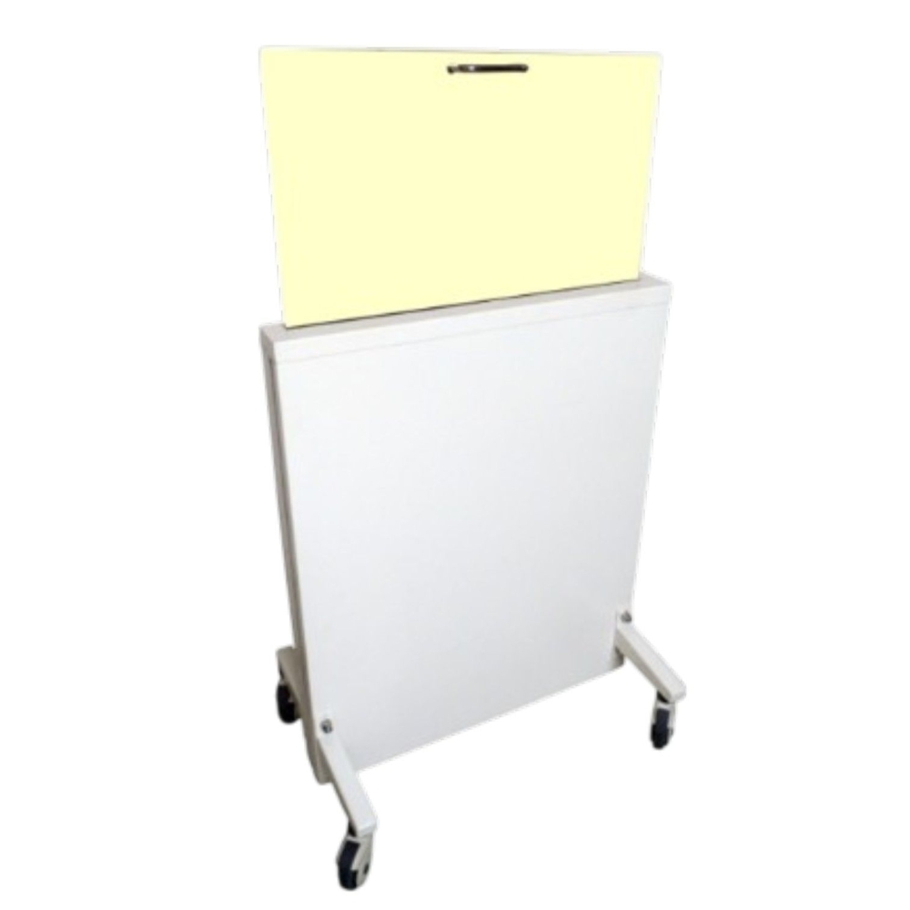 Mobile Lead Shield with Acrylic Half Glass