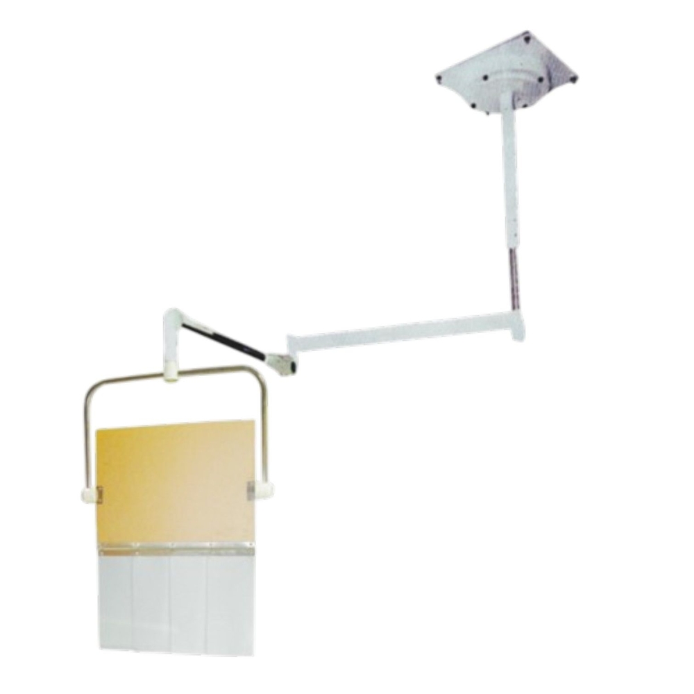 Ceiling Mounted Overhead Lead Acrylic Barrier with Lead Curtain - Type 1